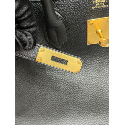 Hermès Birkin 30 Noir Togo GHW X Stamp 2016
