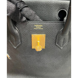 Hermès Birkin 30 Noir Togo GHW X Stamp 2016
