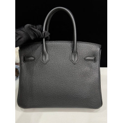 Hermès Birkin 30 Noir Togo GHW X Stamp 2016