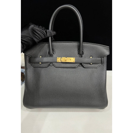 Hermès Birkin 30 Noir Togo GHW X Stamp 2016